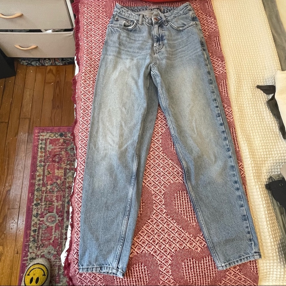 mom fit jeans from primark size 2